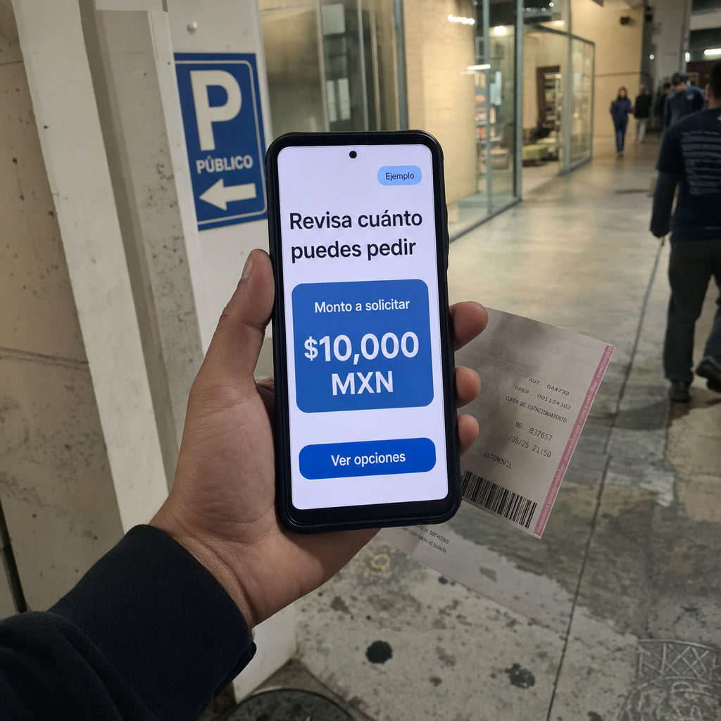 teléfono con monto de préstamo
