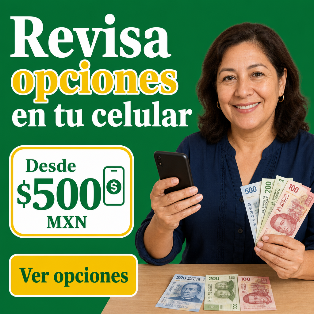 Persona con celular y dinero