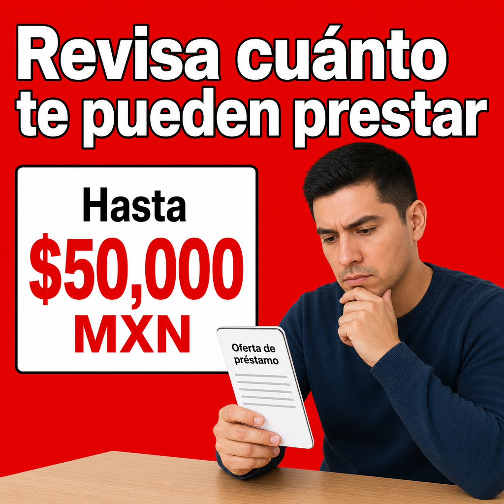 persona revisando oferta de préstamo