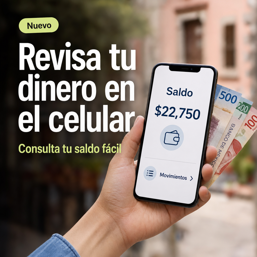 mano con celular y dinero