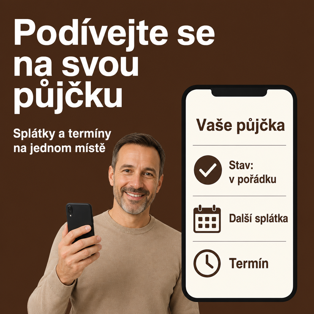 Osoba s přehlednou půjčkou