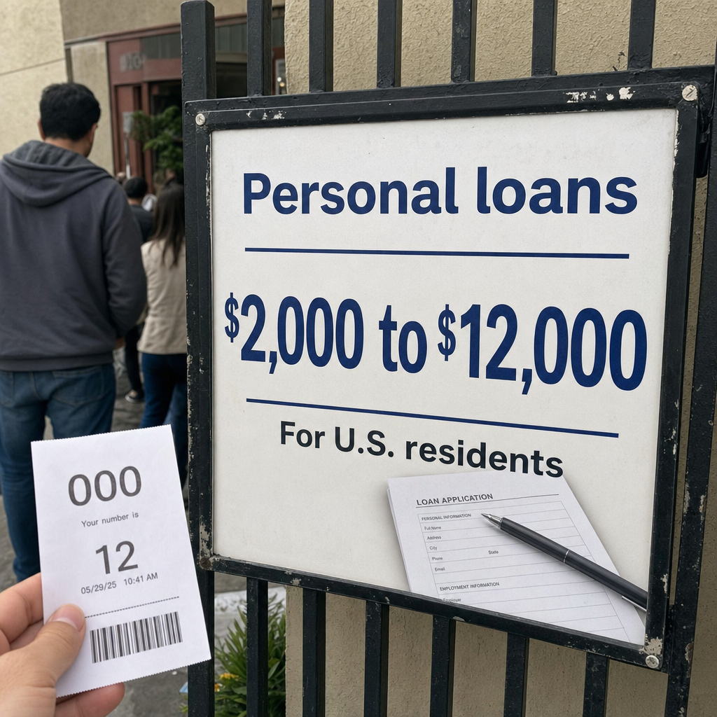 Personal loans from $2,000 to $12,000