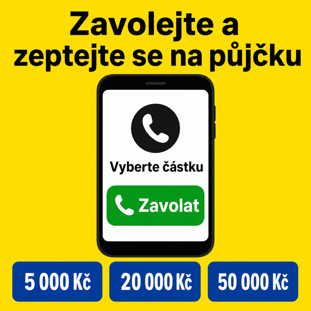 telefon s žádostí o půjčku