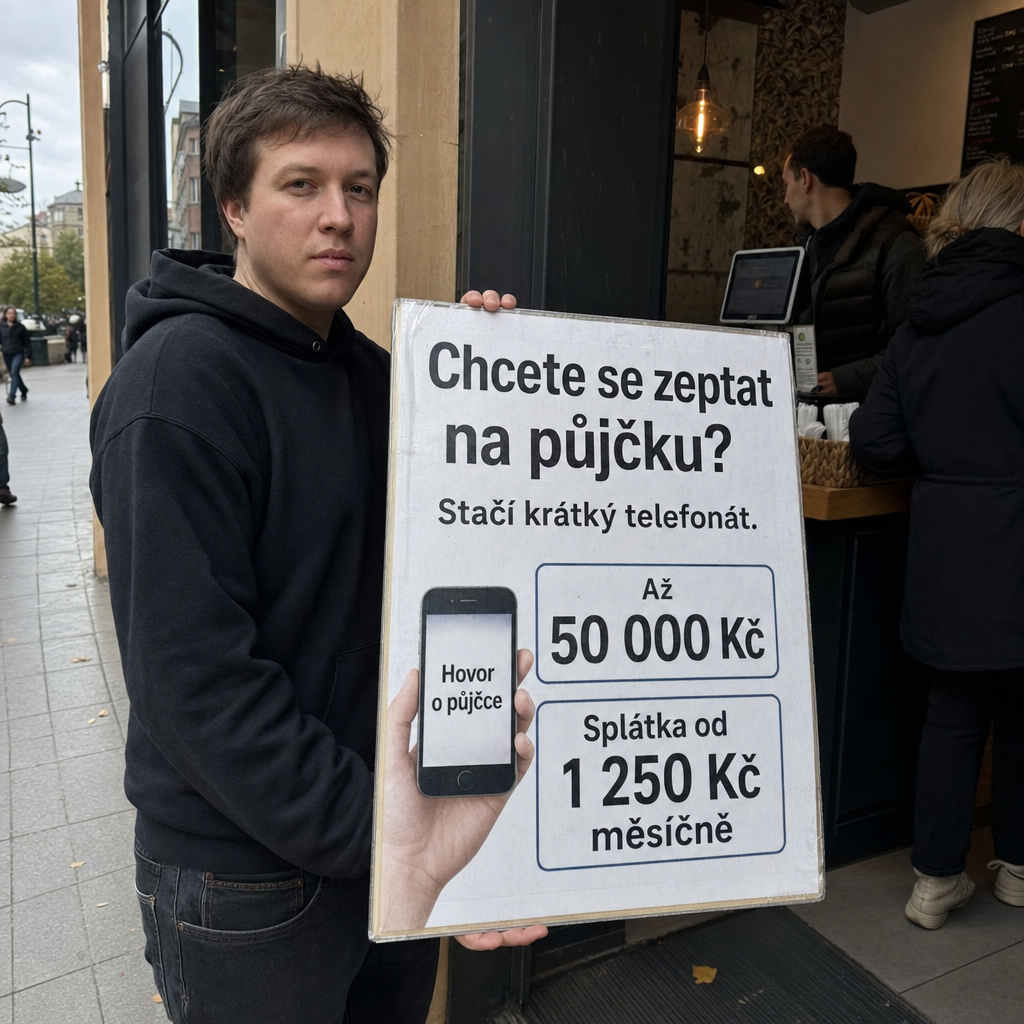 telefon s žádostí o půjčku