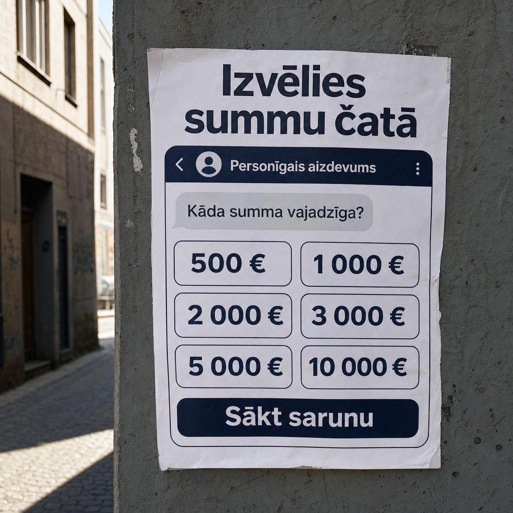 Personīgais aizdevums čatā