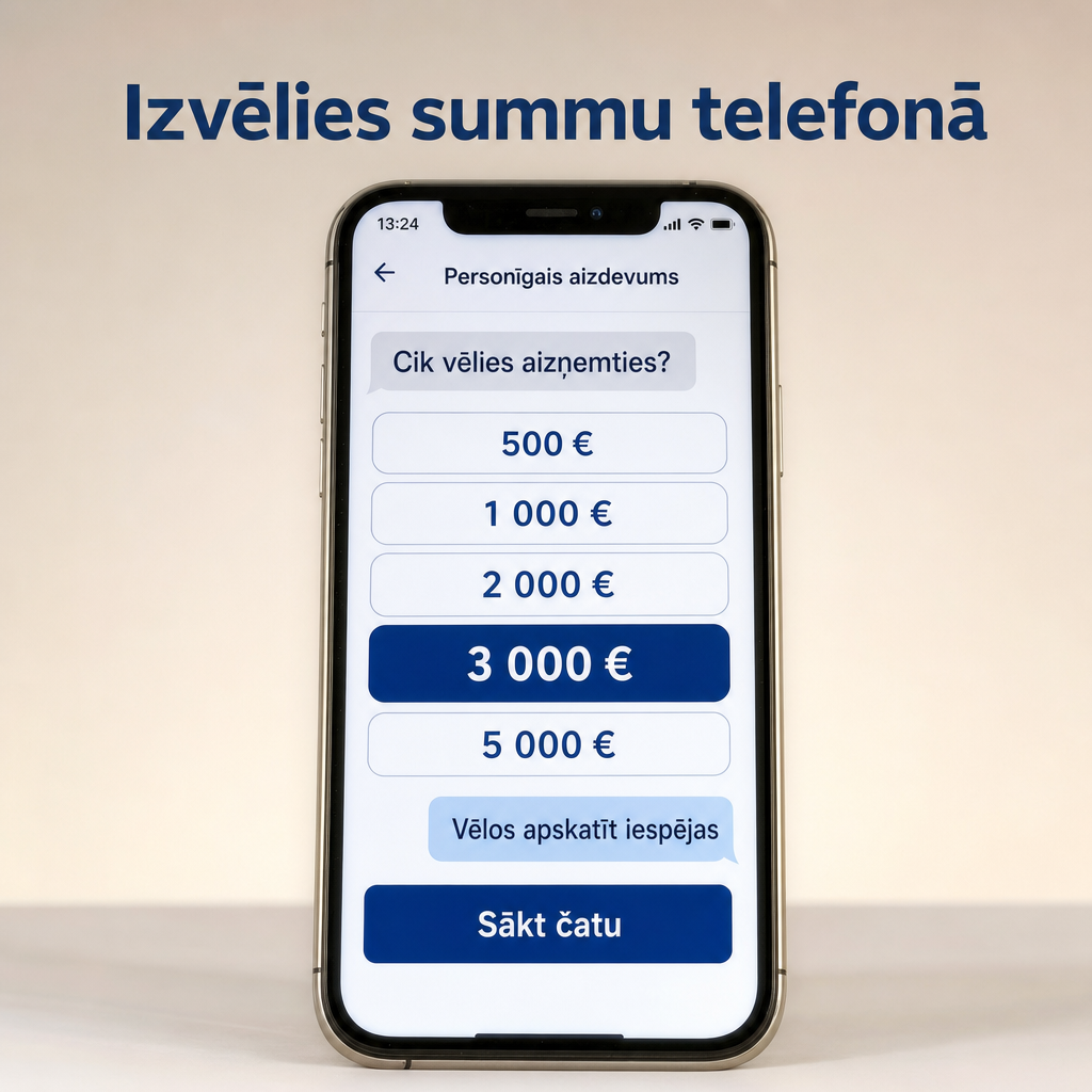 personīgā aizdevuma čats telefonā
