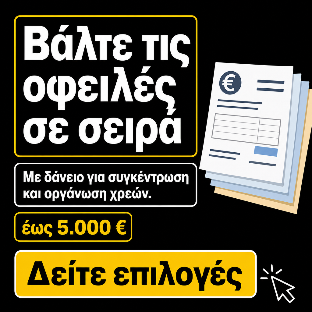 Empréstimo para organizar dívidas