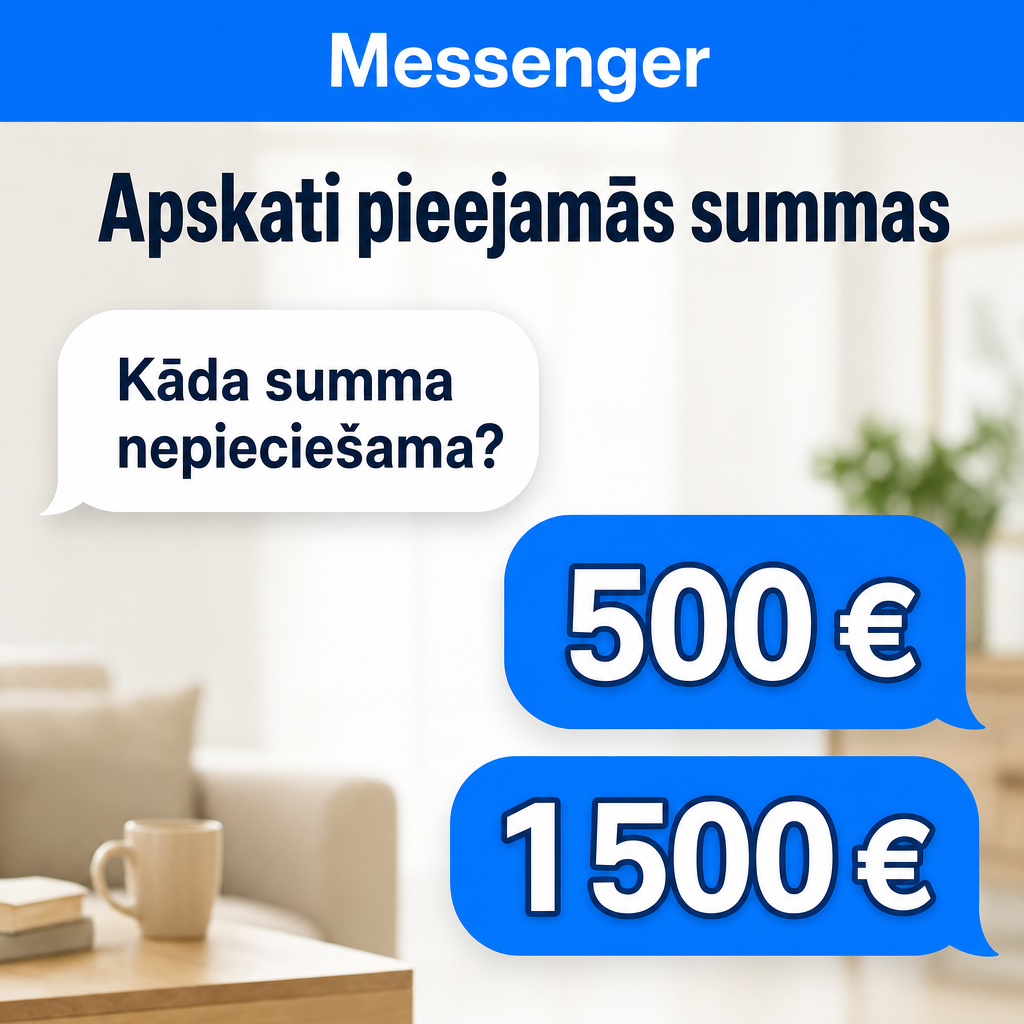 Messenger saruna ar aizdevuma summām