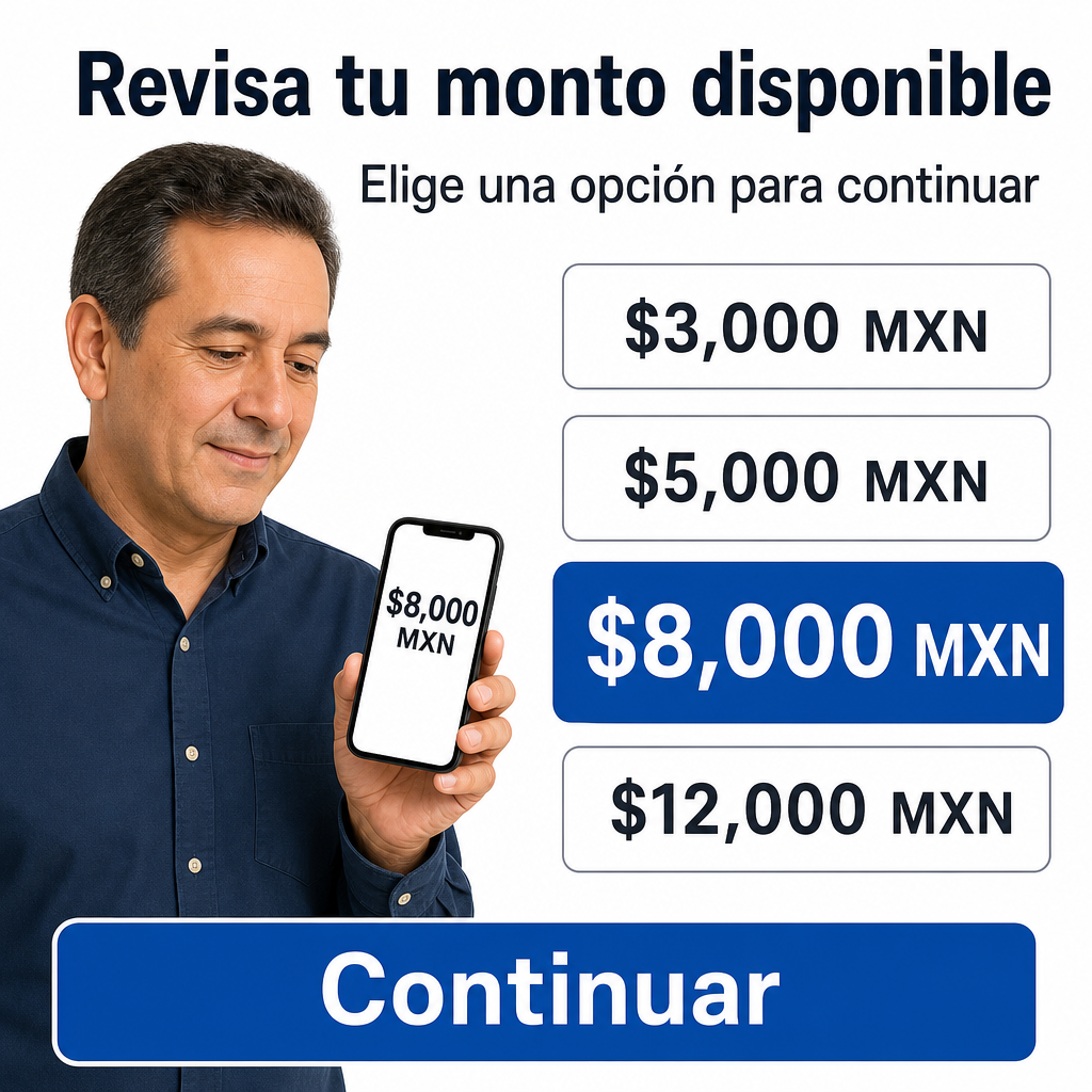 Persona viendo monto en su celular