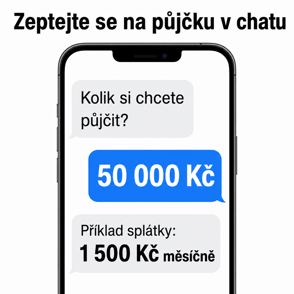 Mobilní chat o půjčce