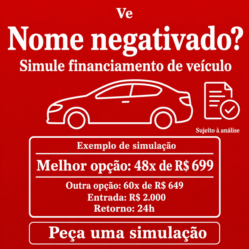 Financiamento de Veículos para Negativados