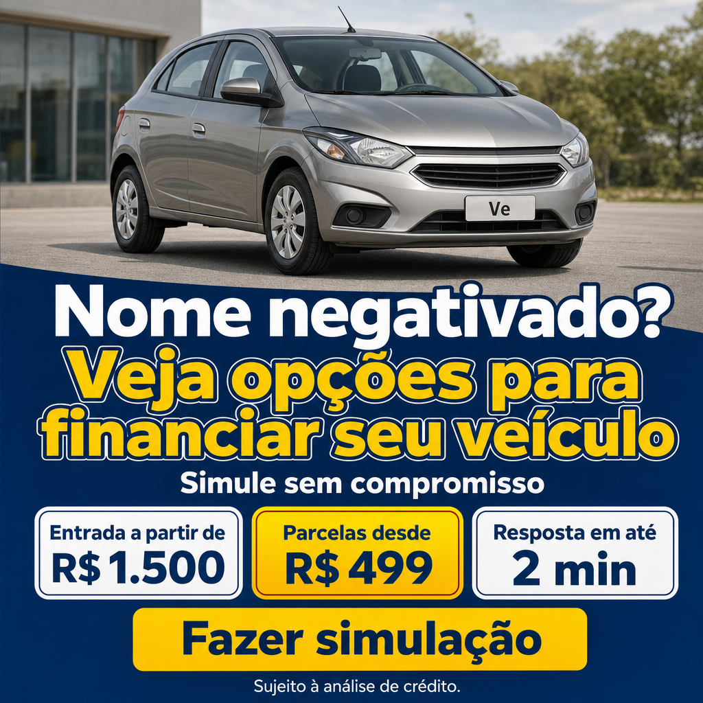 Financiamento de Veículos para Negativados