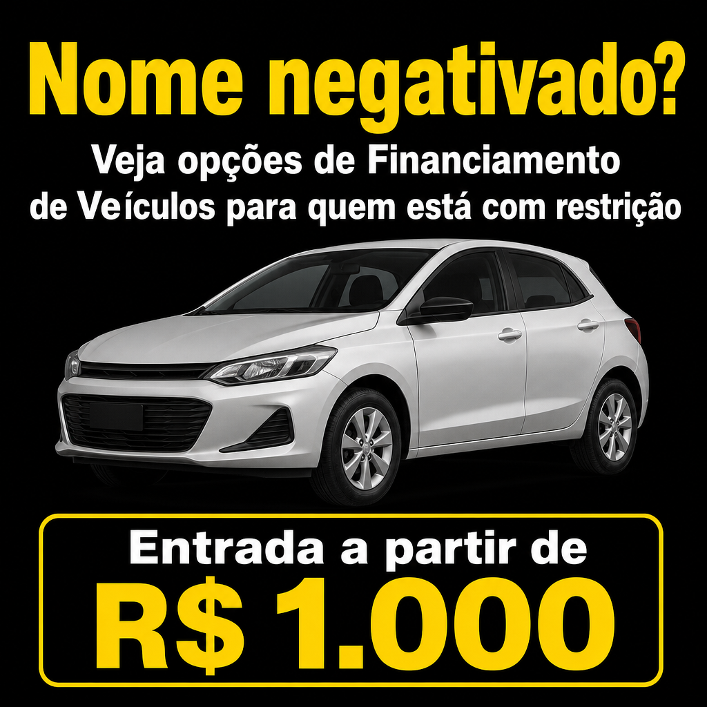 Credito de Financiamento de Veículos para Negativados