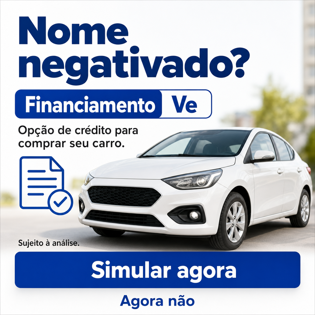 Credito de Financiamento de Veículos para Negativados