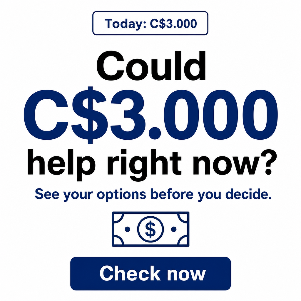 C$3.000 fariam diferença agora?