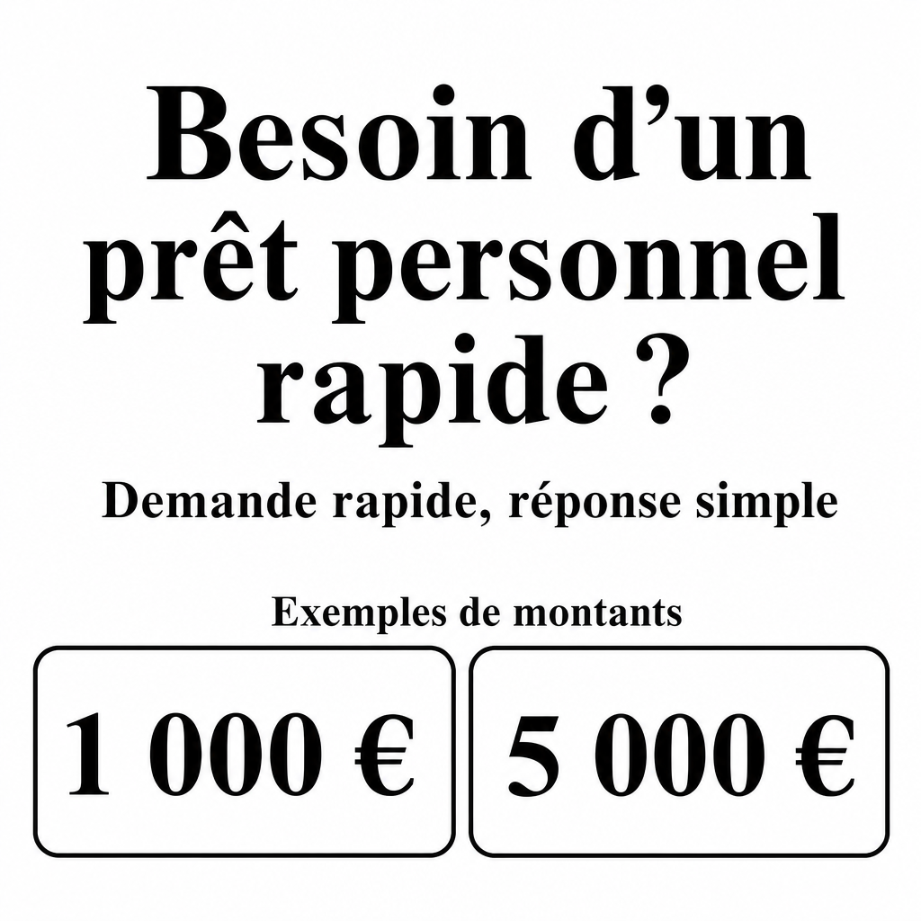 Empréstimo pessoal Rápido